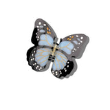 Solar Eclipse | Hand-painted Monarch Butterfly Claw Hair Clip
