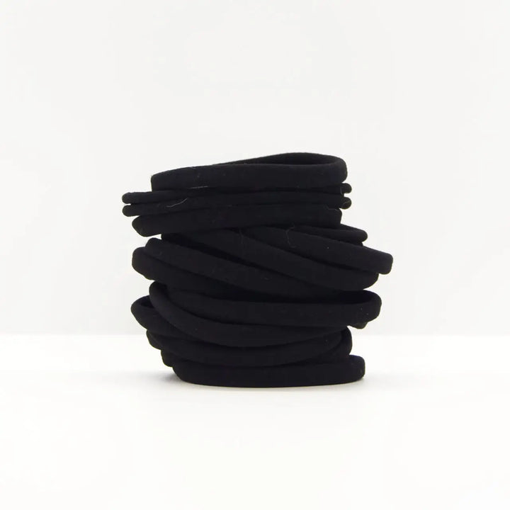 Kitsch | Nylon Elastics 20 pc Set | Black