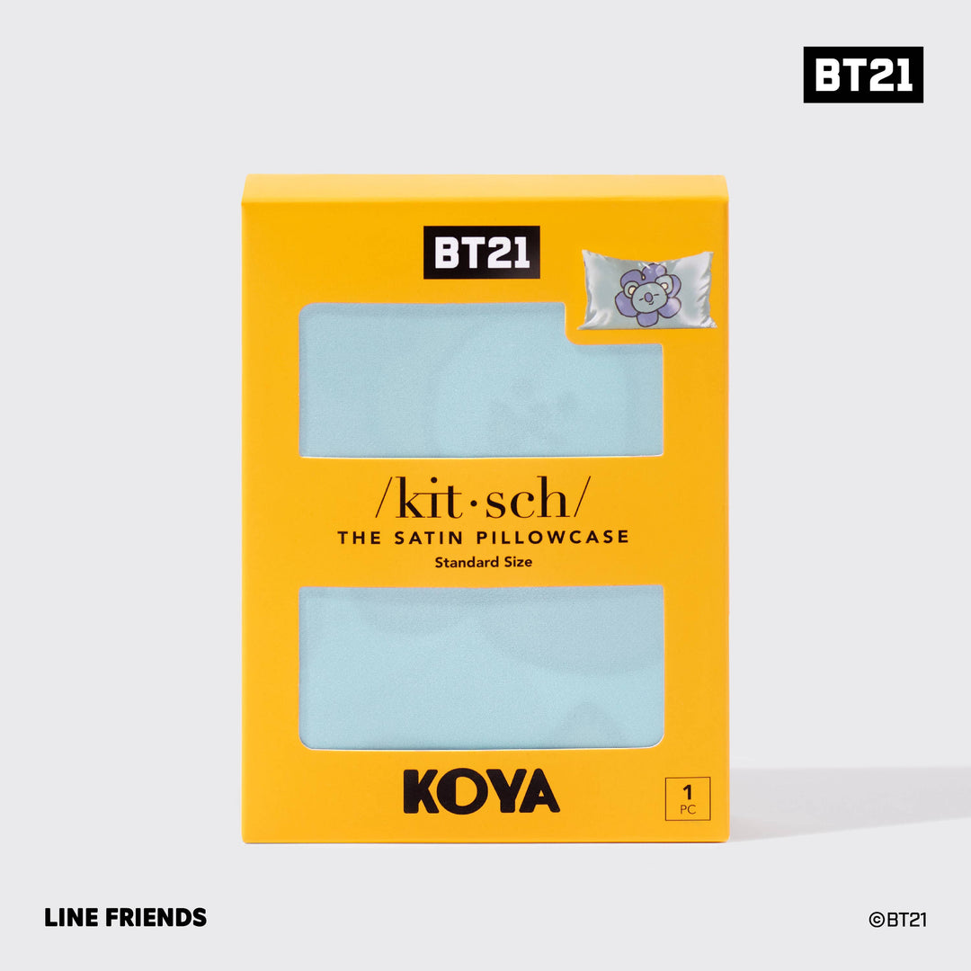 BT21 x Kitsch Satin Pillowcase Standard - Koya