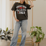 LivyLu | Texas Tech Football Icon Comfort Colors Tee - Pepper