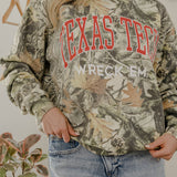 LivyLu | Texas Tech Camo Sweatshirt