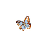 Solar Eclipse | Hand-painted Mini Boho Monarch Claw Hair Clip