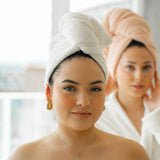 VOLO Beauty | Hero Hair Towel- Salt White Luxe Tube
