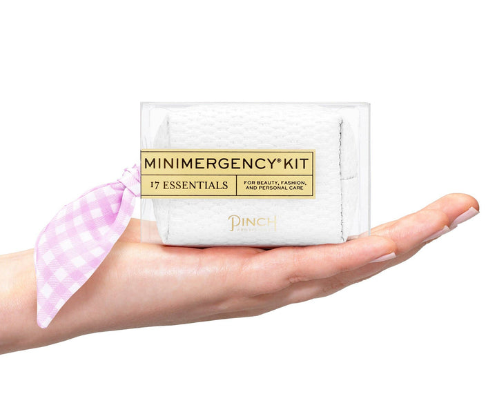 Gingham Scarf Minimergency Kit