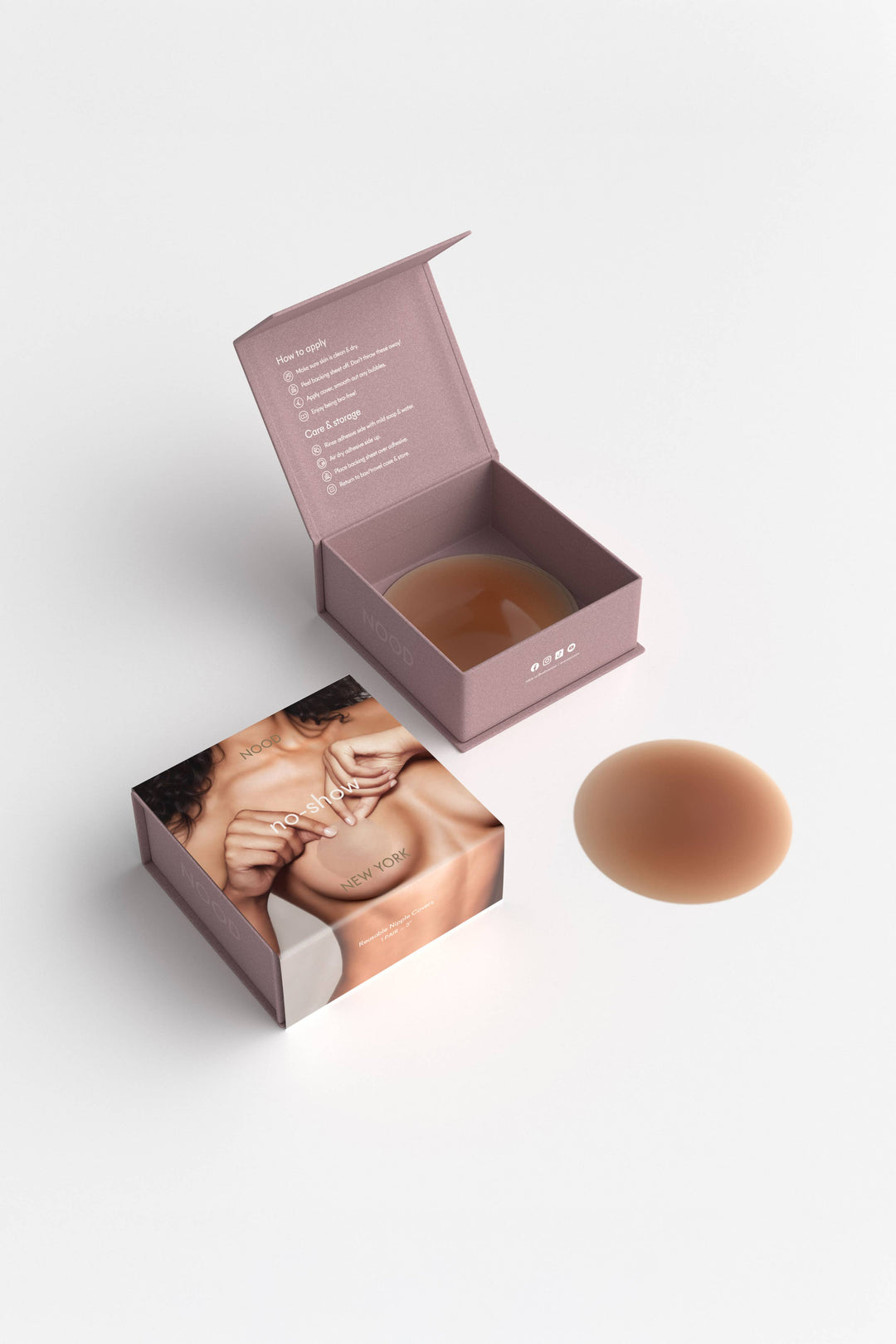 No-Show | Reusable Adhesive Nipple Covers