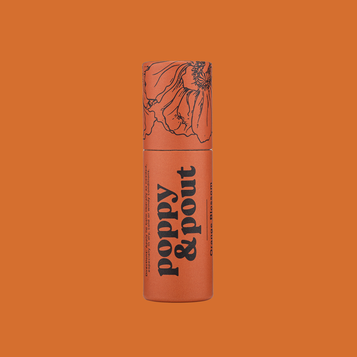 Poppy & Pout Lip Balm | Orange Blossom