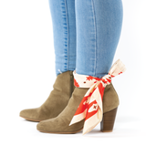 Jenni Earle | Silk Scarf - “Kickin' Up Dust” - Square Neck & Hair Scarf