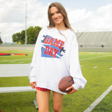 Charlie Southern | Gameday Pennant Mockneck - Grey