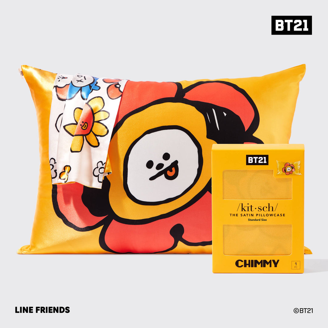 BT21 x Kitsch Satin Pillowcase Standard - Chimmy