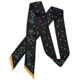 Jenni Earle | Silk Twilly Scarf - “Saddle Up and Lasso the Stars”