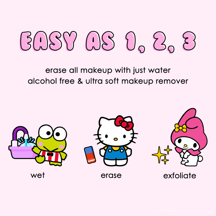 MakeUp Eraser | Hello Kitty & Friends 7-Day Gift Set © Sanrio