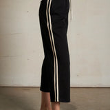 Perfect White Tee | Claud Pureform Track Pant - True Black