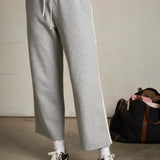 Perfect White Tee | Claud Purefrom Track Pant - Heather Grey