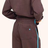 Kerri Rosenthal | Super Soft Fleece Weekend Palazzo - Cocoa