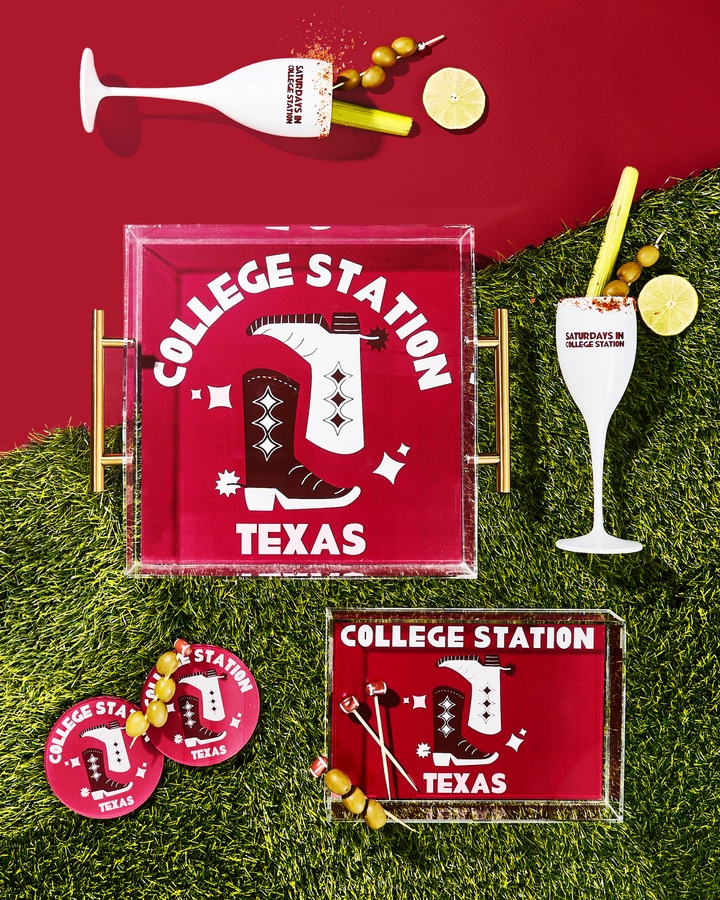 College Station Acrylic Tray