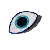 Solar Eclipse | Hand-painted Evil Eye Claw Hair Clip
