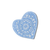 Solar Eclipse | Hand-painted Paisley Heart Claw Hair Clip