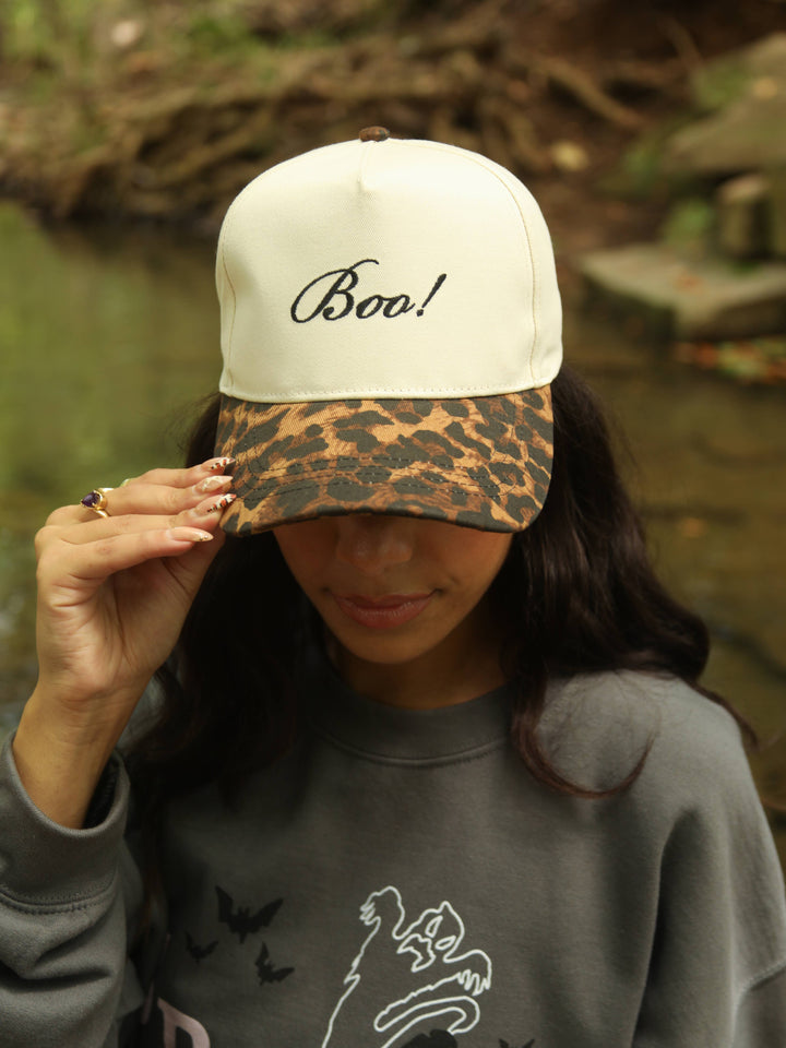 Boo Cheetah Two Tone Trucker