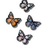 Solar Eclipse | Hand-painted Mini Monarch Butterfly Claw Hair Clip - Various