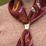 Jenni Earle | Brass Bandana Slide - Bolo - Scarf Ring