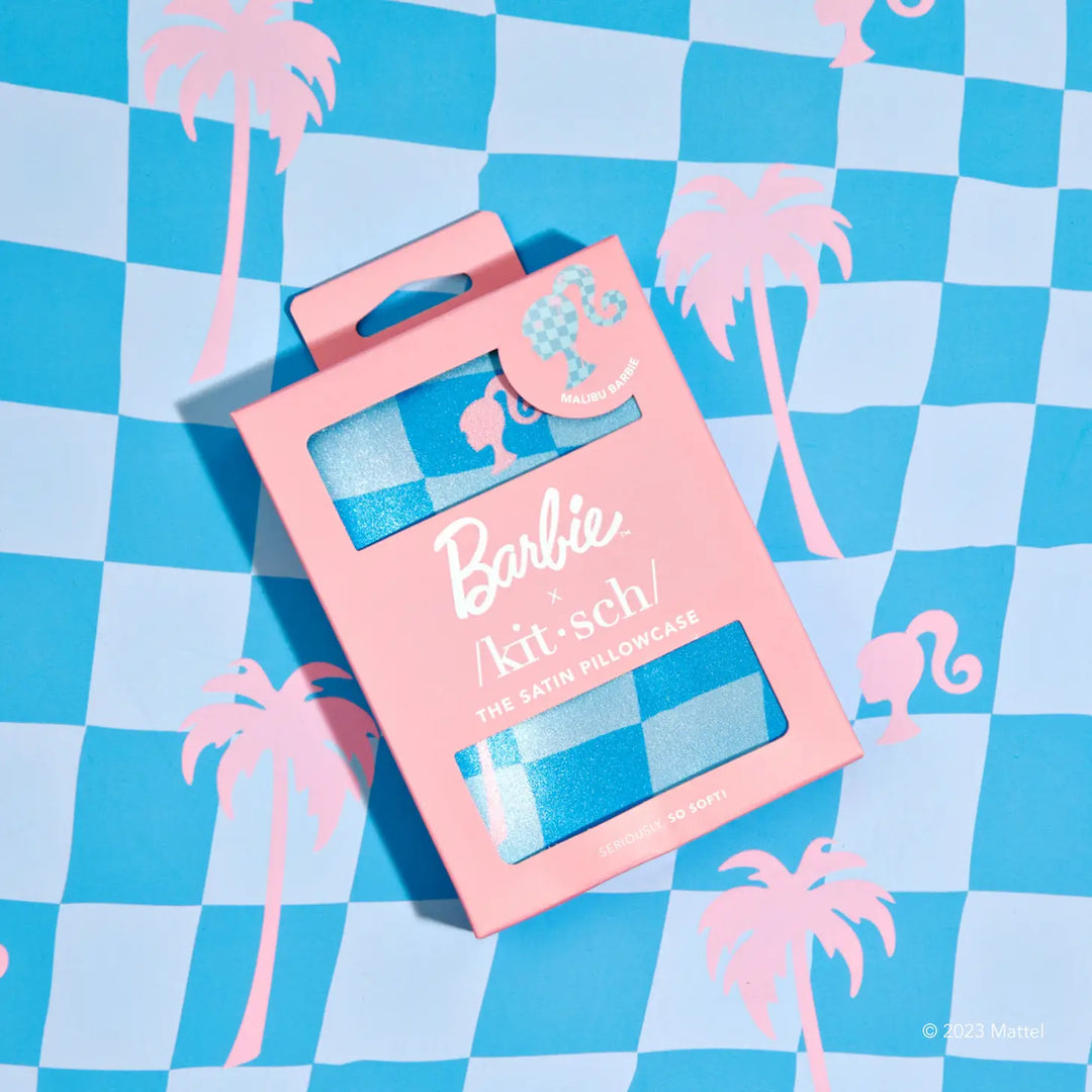 Kitsch x Barbie Satin Pillowcase | Malibu Barbie