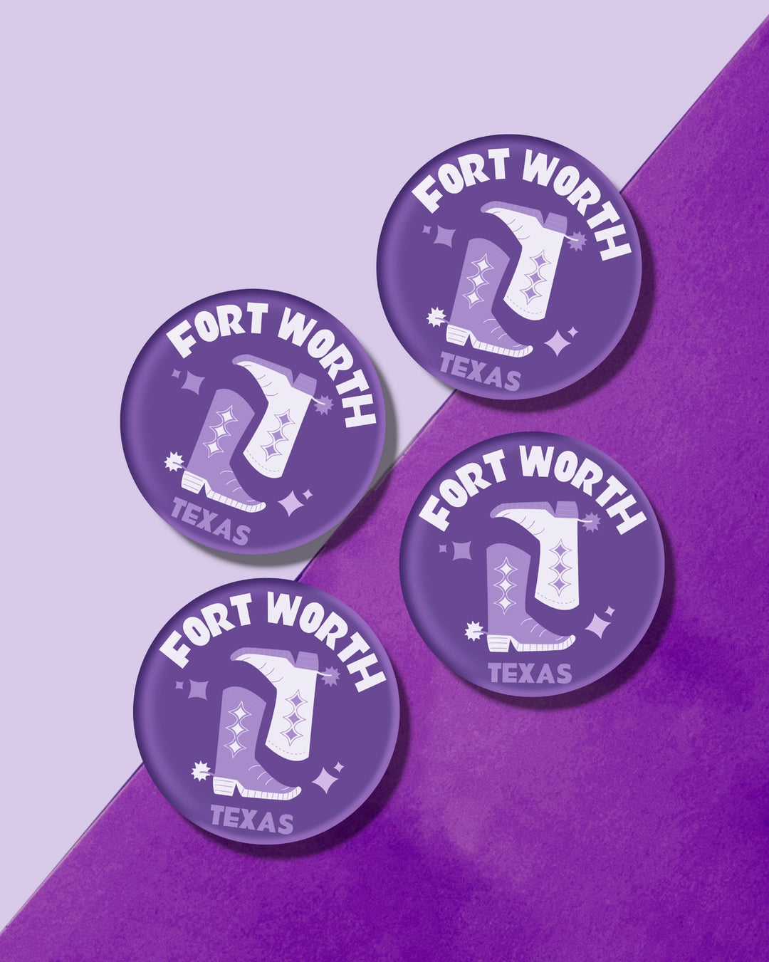 Fort Worth Texas Coaster | Individual