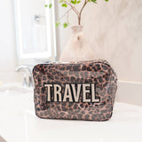 Travel - Leopard Clear Coat XL Bag