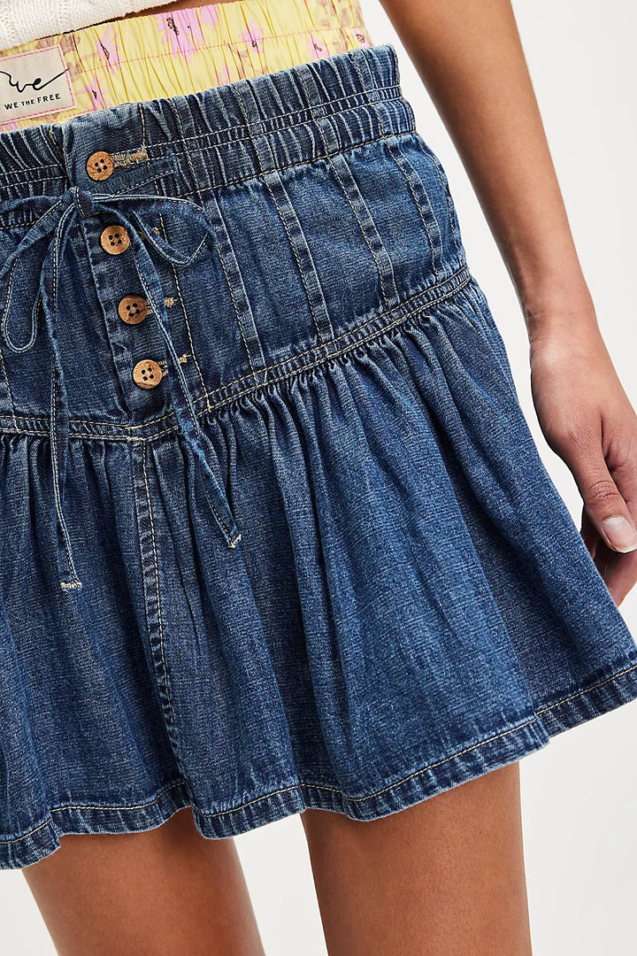 We The Free | Roselle Denim Mini - High Tide