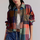 Free People | Ashley Plaid Shirt - Ginger Combo