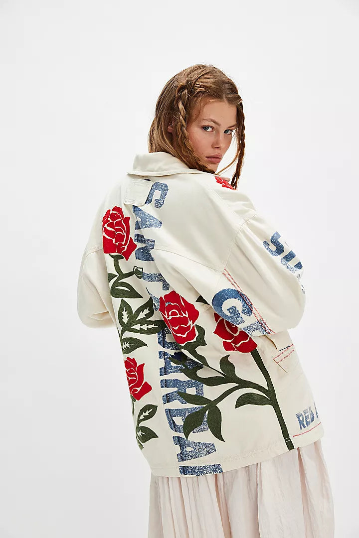 We The Free | Field of Roses Jacket -Roses by the Dozen