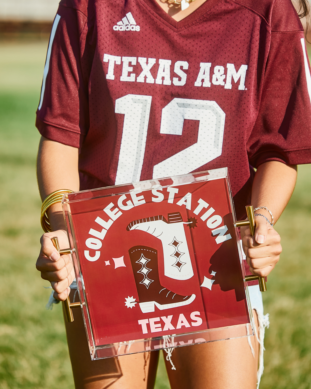 College Station Acrylic Tray