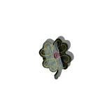 Solar Eclipse | Hand-painted Clover Claw Hair Clip