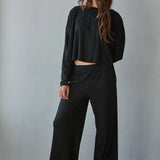 By Together | Daily Ease Knit Top - Black