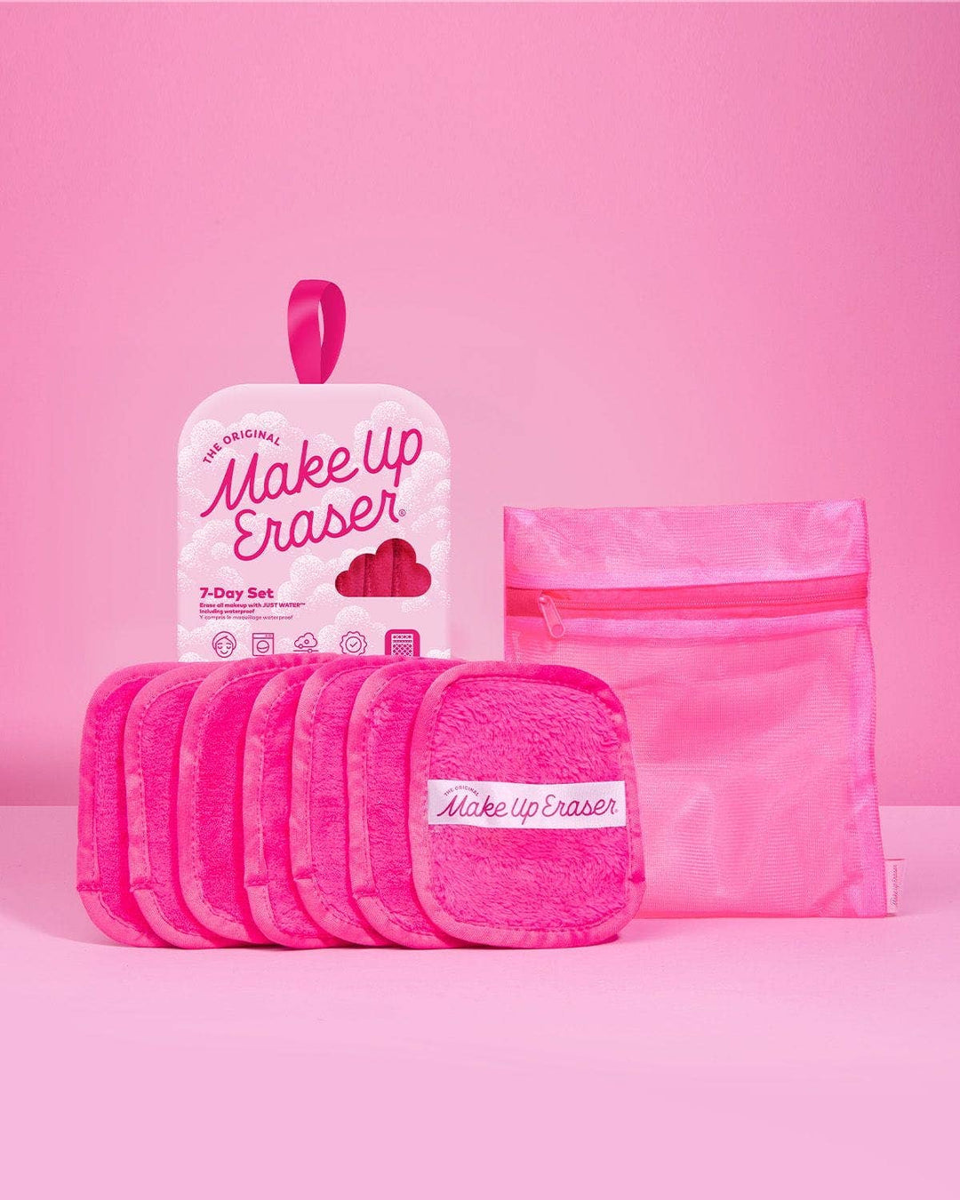 MakeUp Eraser | Pink 7-Day Set