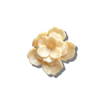 Solar Eclipse | Handmade Origami Gardenia Flower Claw Hair Clip - Cream