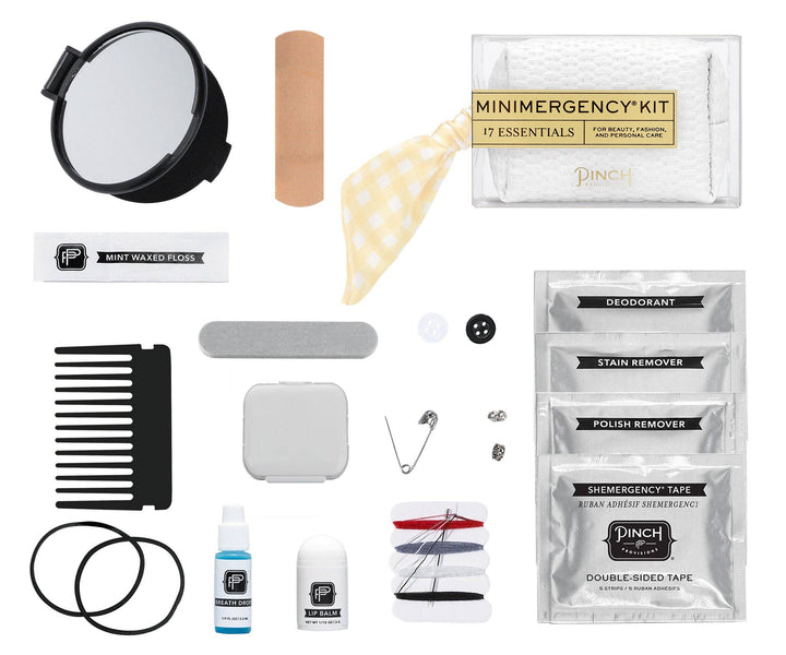 Gingham Scarf Minimergency Kit