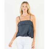 THML | Strapped Folded Tank Top - Navy