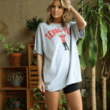 Livy Lu | Texas Tech Red Raider Mascot Cartoon Thrifted Tee