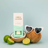 Chez Gagne | I Need A Vacation - Self-Care Shower Steamers - Coconut Lime