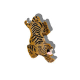 Solar Eclipse | Hand-painted Tiger Animal Claw Hair Clip
