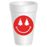 Sassy Cups | Christmas Smiley Face - 10 pack