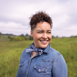Jenni Earle | Heritage cotton bandana - “Be Brave”