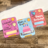 Ergin Studio | Birthday Money Cards - Birthday Gift for Giving Cash