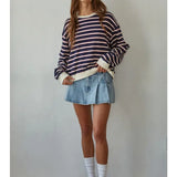 By Together | Coastal Everyday Striped Pullover Knit - Navy