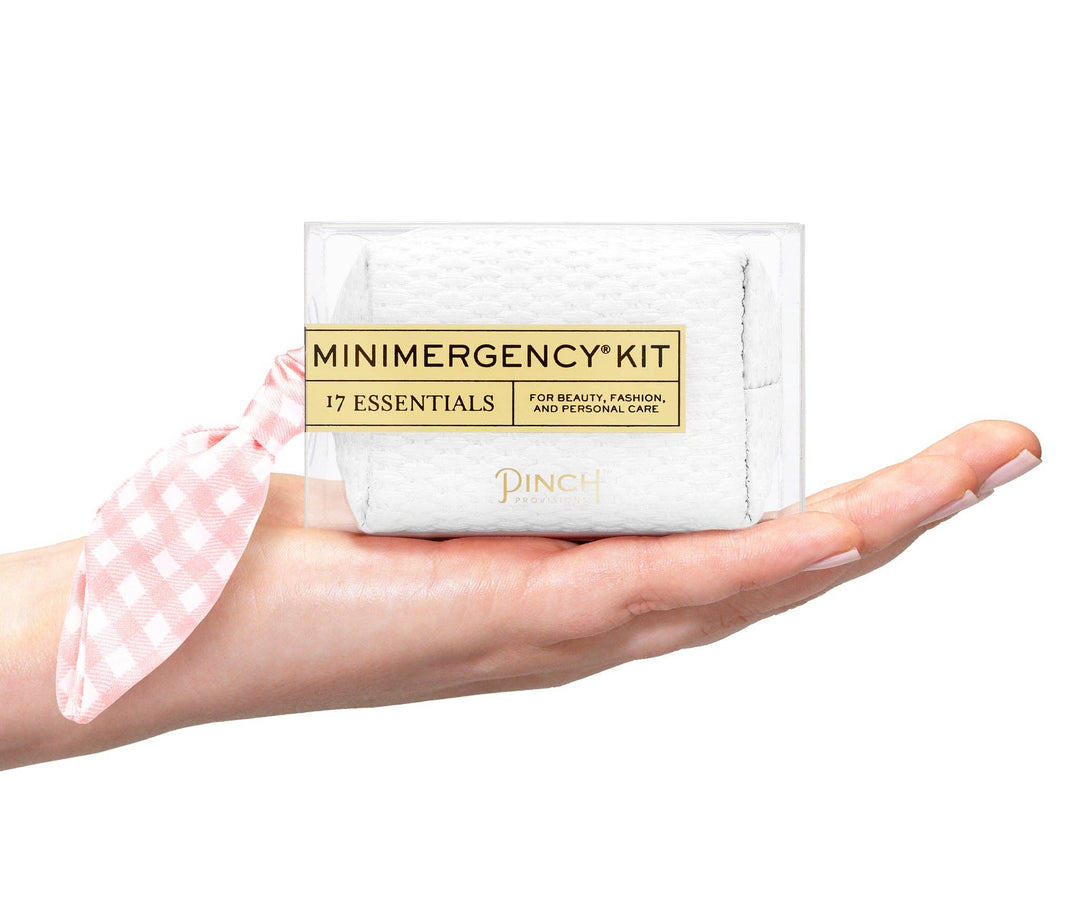 Gingham Scarf Minimergency Kit