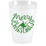 Sassy Cups | Merry Christmas Swirl Tree FF