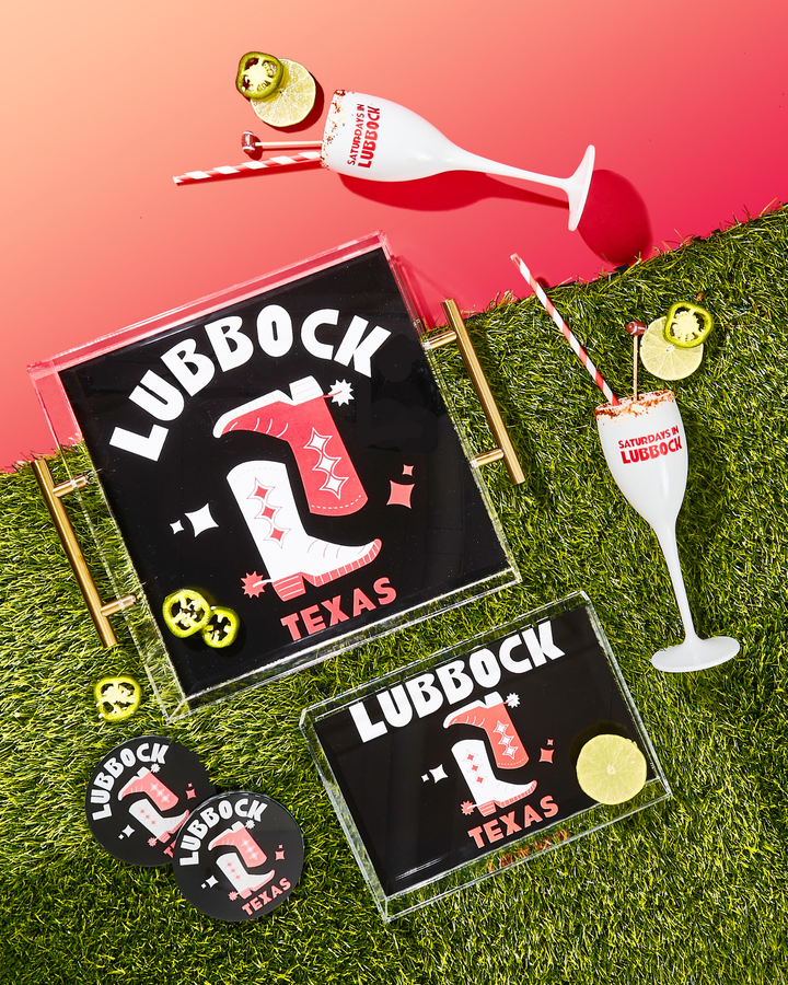 Lubbock Texas Coaster | Individual