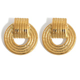 Sahira Jewelry Design | Carmela Doorknocker Earrings - Gold