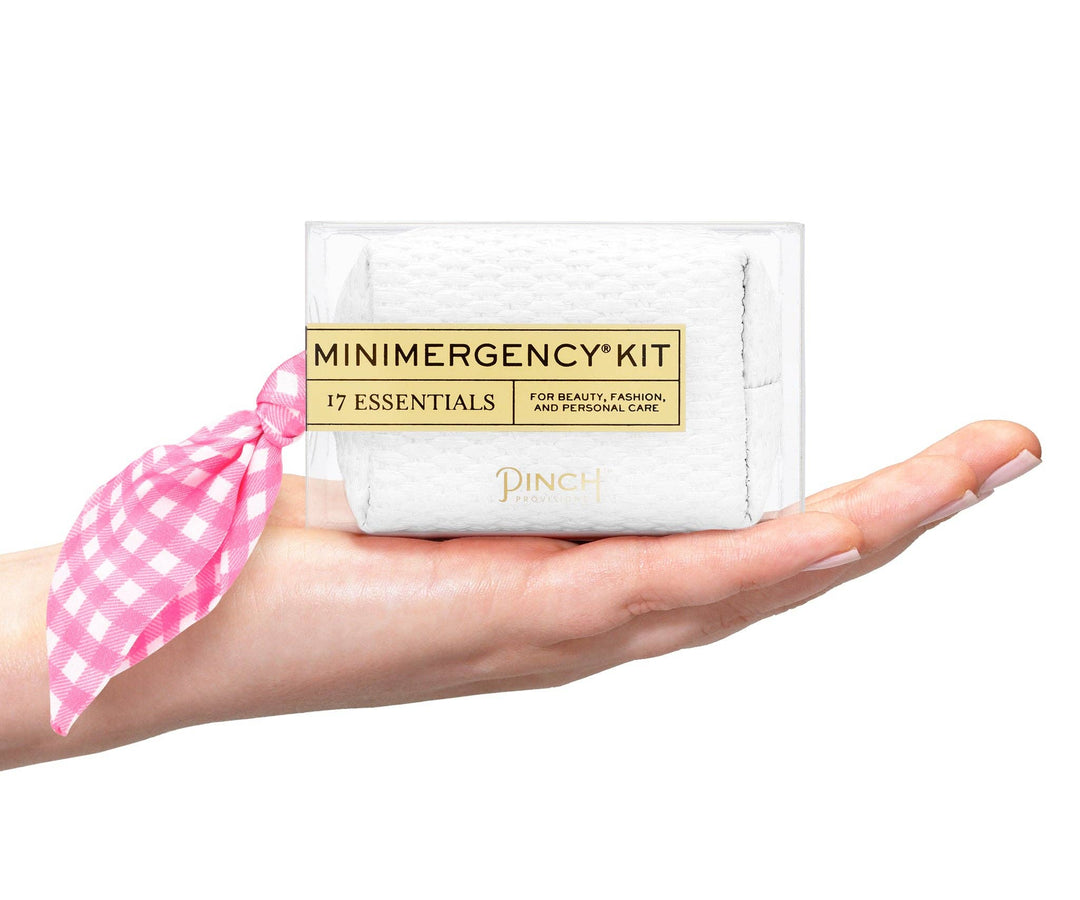 Gingham Scarf Minimergency Kit