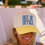 KenzKustomz | Out of Office - Butter Yellow Trucker Hat